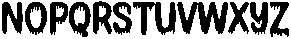 Slab Dripping Regular otf (400) Font LOWERCASE