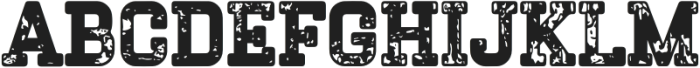 SlabSoldier Regular otf (400) Font LOWERCASE