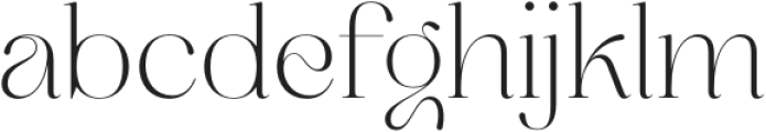 Slackave Regular otf (400) Font LOWERCASE