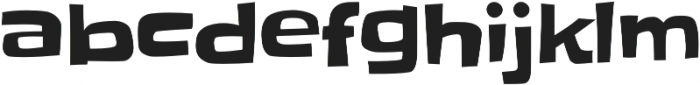 Slackey Pro Regular otf (400) Font LOWERCASE