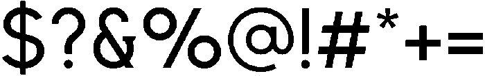 Slake otf (400) Font OTHER CHARS
