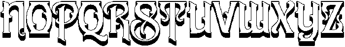 Slanfield 3D otf (400) Font UPPERCASE