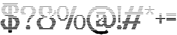 Slanfield Gradient otf (400) Font OTHER CHARS