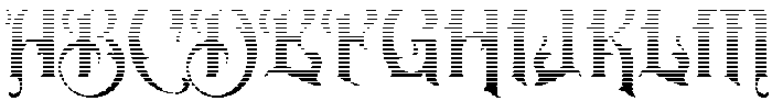 Slanfield Gradient otf (400) Font UPPERCASE