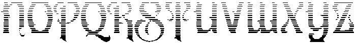 Slanfield Gradient otf (400) Font UPPERCASE