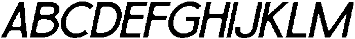 Slangky Italic otf (400) Font UPPERCASE