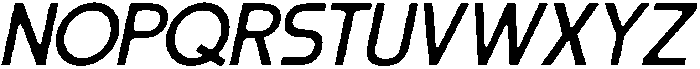 Slangky Italic otf (400) Font UPPERCASE