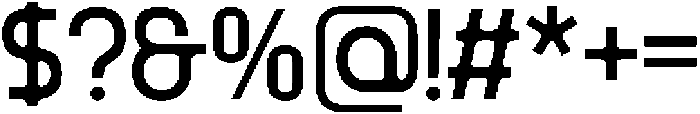 Slangky Regular otf (400) Font OTHER CHARS