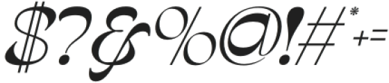 Slanker Italic otf (400) Font OTHER CHARS