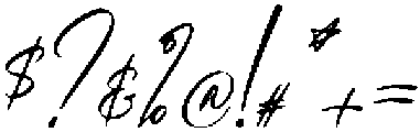 Slant otf (400) Font OTHER CHARS