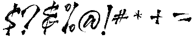 Slant otf (400) Font OTHER CHARS