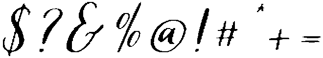 Slant otf (400) Font OTHER CHARS