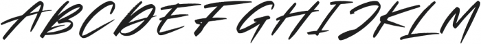 Slash Signature otf (400) Font UPPERCASE