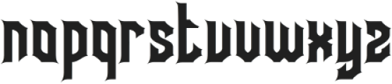 Slaughter otf (400) Font LOWERCASE