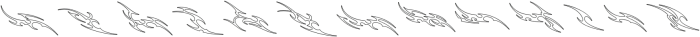 Slavice Tribal Outline otf (400) FONT