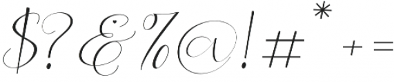 Slavina Script Love otf (400) Font OTHER CHARS