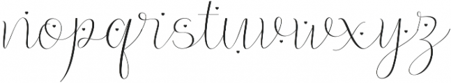 Slavina Script Love otf (400) Font LOWERCASE