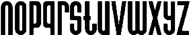 Sleek Regular ttf (400) Font LOWERCASE