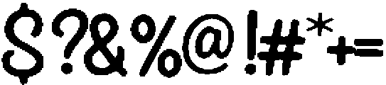 Sleeve Regular otf (400) Font OTHER CHARS