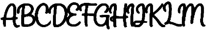 Sleeve Regular otf (400) Font UPPERCASE