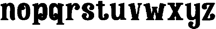 Sleighbells otf (400) Font LOWERCASE