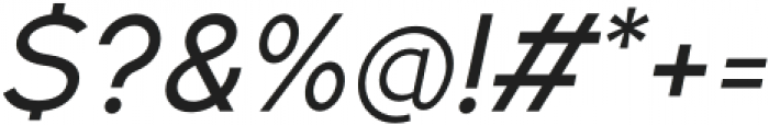 Slenco-Italic otf (400) Font OTHER CHARS