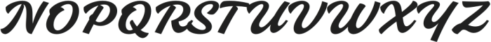 Slideback Regular otf (400) Font UPPERCASE