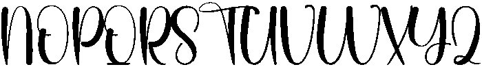 Sligature Regular otf (400) Font UPPERCASE