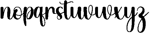 Sligature Regular otf (400) Font LOWERCASE