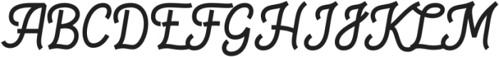 Slightly Famous Regular otf (300) Font UPPERCASE