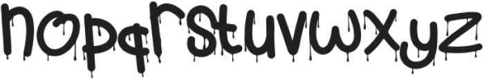 Slime Drip otf (400) Font LOWERCASE