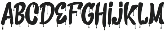 Slime Dripping otf (400) Font LOWERCASE
