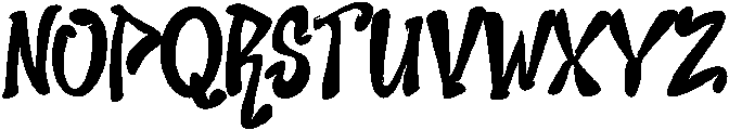 Slime Regular otf (400) Font UPPERCASE