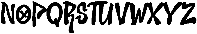 Slime Regular otf (400) Font LOWERCASE