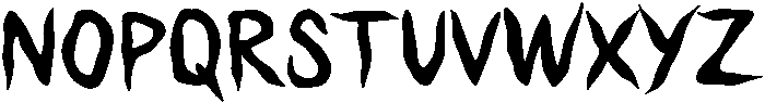 Slime Regular otf (400) Font UPPERCASE