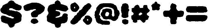 Slime Regular otf (400) Font OTHER CHARS
