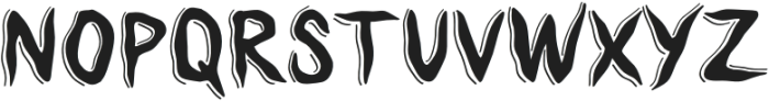 Slime Shadow Regular otf (400) Font UPPERCASE