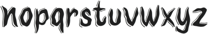 Slime Shadow Regular otf (400) Font LOWERCASE