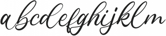 Slimlight otf (300) Font LOWERCASE