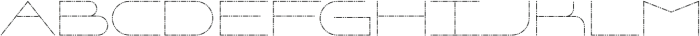 Slimline Lineage Dotted otf (400) Font UPPERCASE