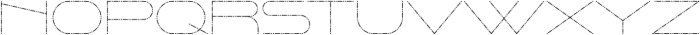 Slimline Lineage Dotted otf (400) Font UPPERCASE
