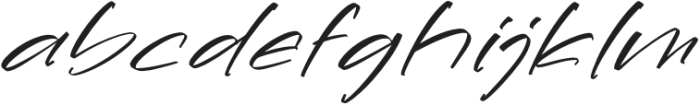 Slimykine Roschild Italic otf (400) Font LOWERCASE