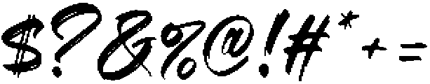 Slingday otf (400) Font OTHER CHARS