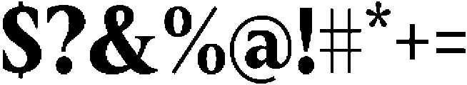 Slingera Black Condensed otf (900) Font OTHER CHARS