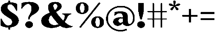 Slingera Black Expanded otf (900) Font OTHER CHARS