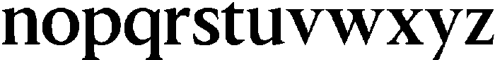 Slingera Bold Condensed otf (700) Font LOWERCASE
