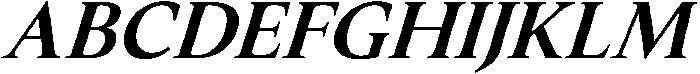 Slingera Bold Italic otf (700) Font UPPERCASE