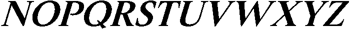 Slingera Bold Italic otf (700) Font UPPERCASE