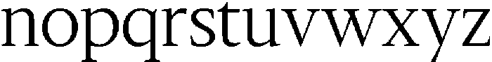 Slingera Condensed otf (400) Font LOWERCASE