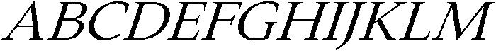 Slingera Expanded Italic otf (400) Font UPPERCASE